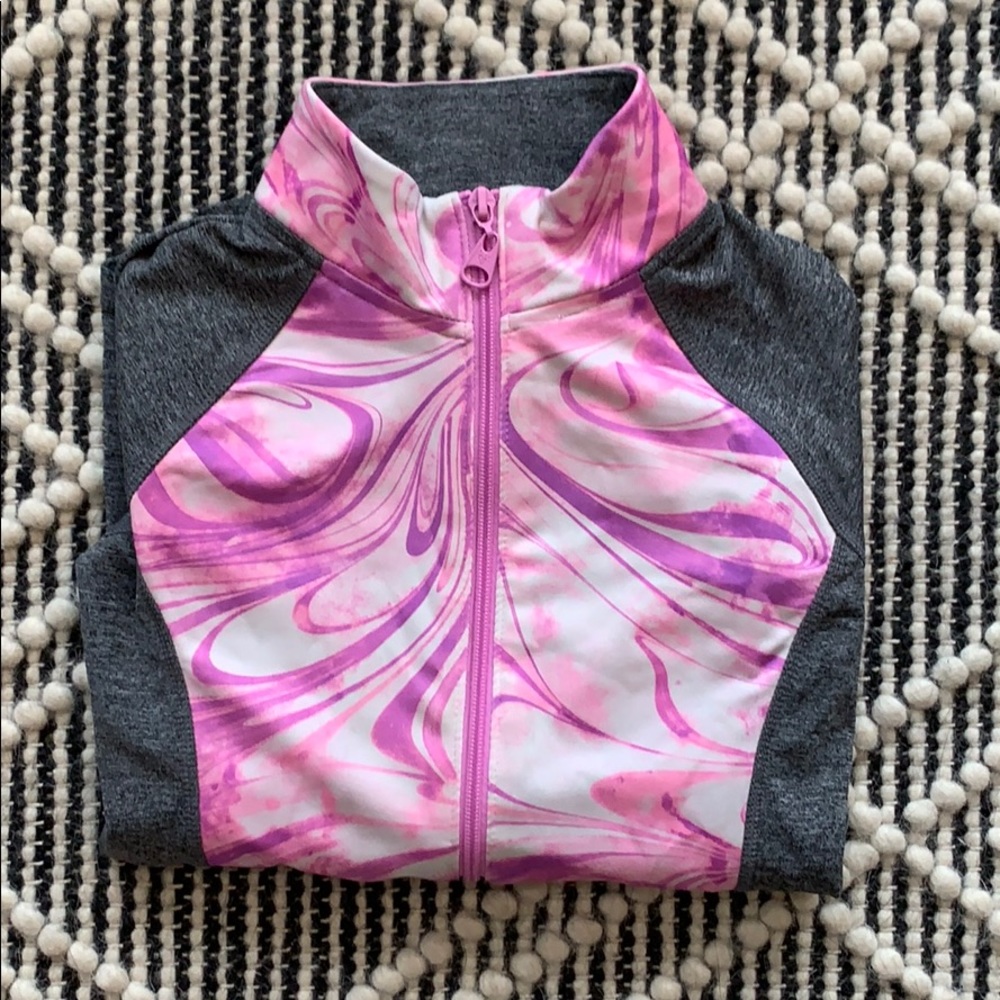 Justice Active Wear long sleeve zip up